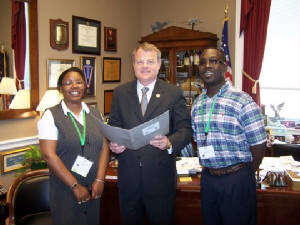 UCAN youth program participants on a Washington, DC trip