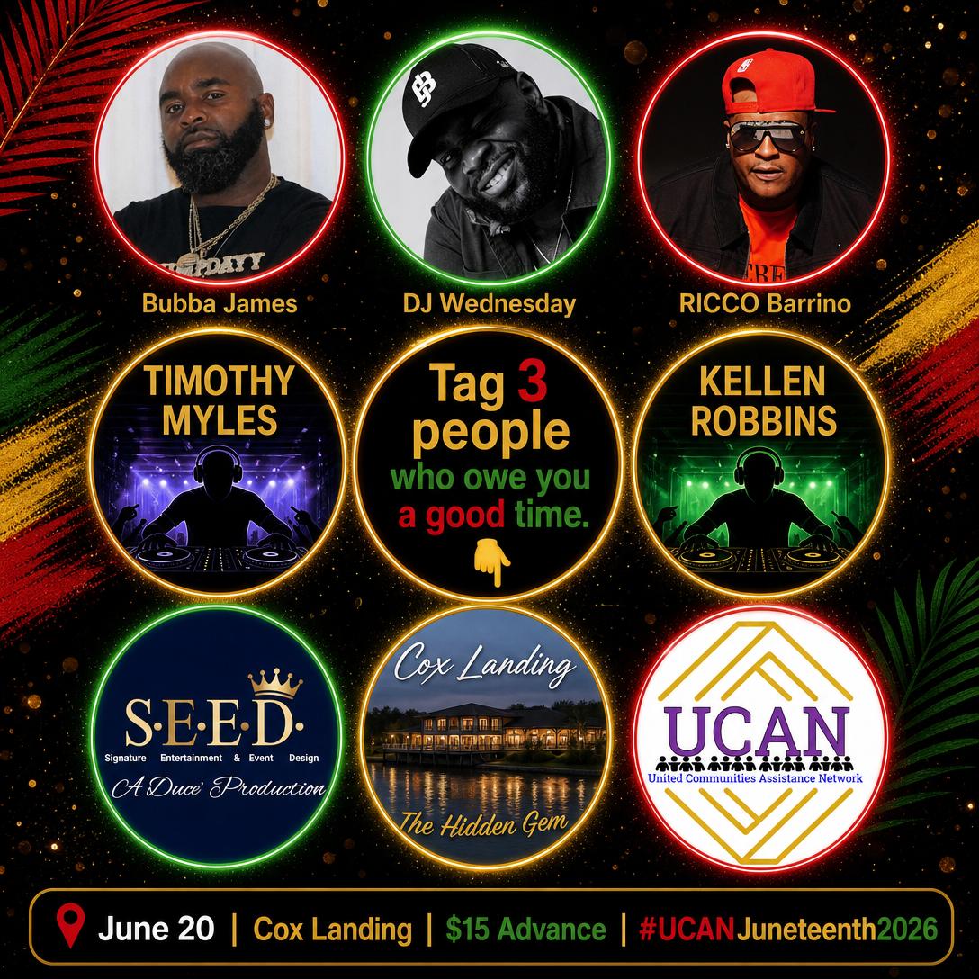UCAN Juneteenth Family Festival lineup flyer