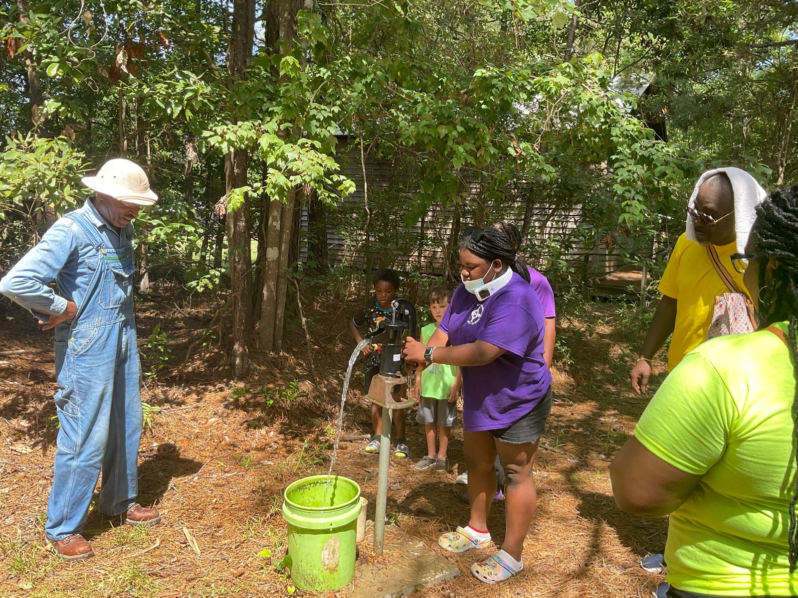 UCAN youth learning about farming and land stewardship